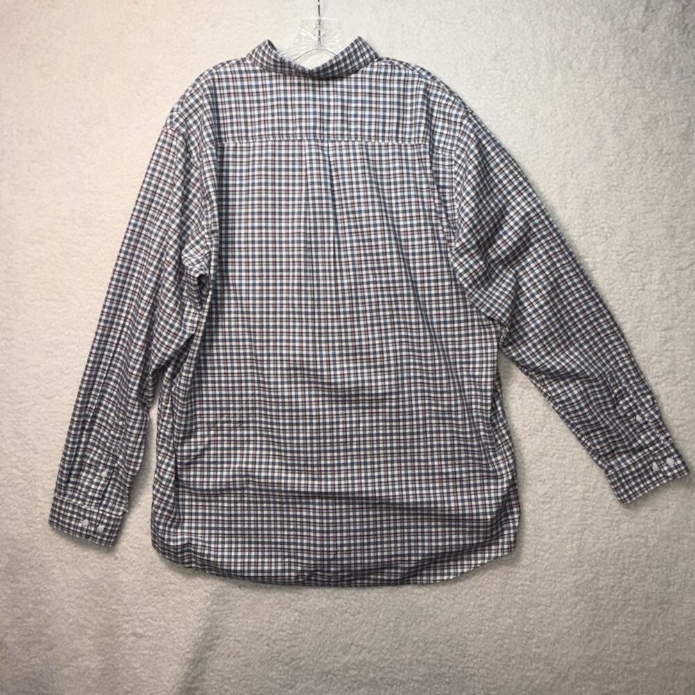 L.L. Bean Button Down Shirt Mens XL Tall XLT Plaid Traditional Fit 500806 - Picture 5 of 8